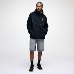 Boston Red Sox Nike Tech Fleece Raglan Full-Zip Windrunner Hoodie - Black Hoodies