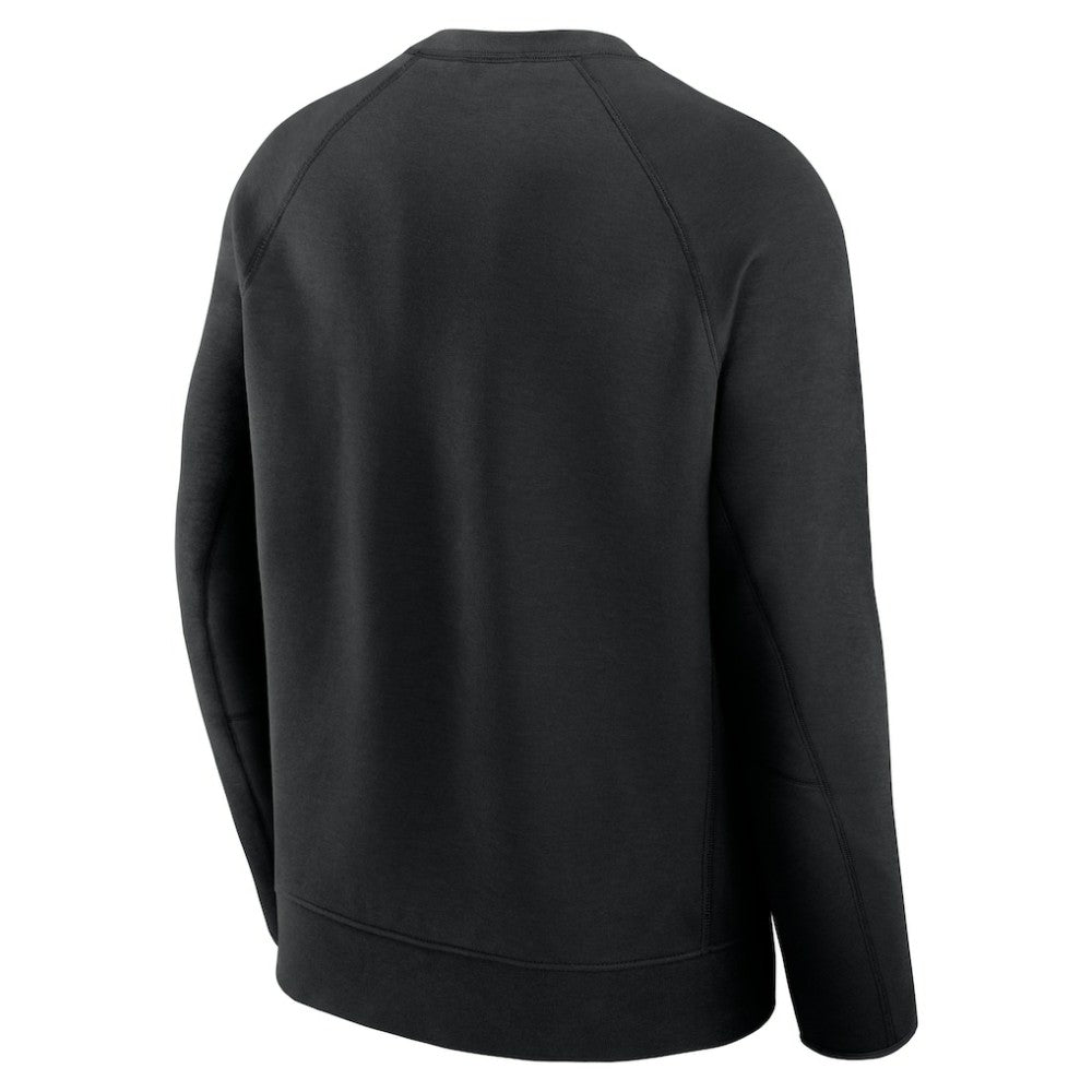 San Francisco Giants Nike Tech Fleece Raglan Sweatshirt - Black Sweatshirts
