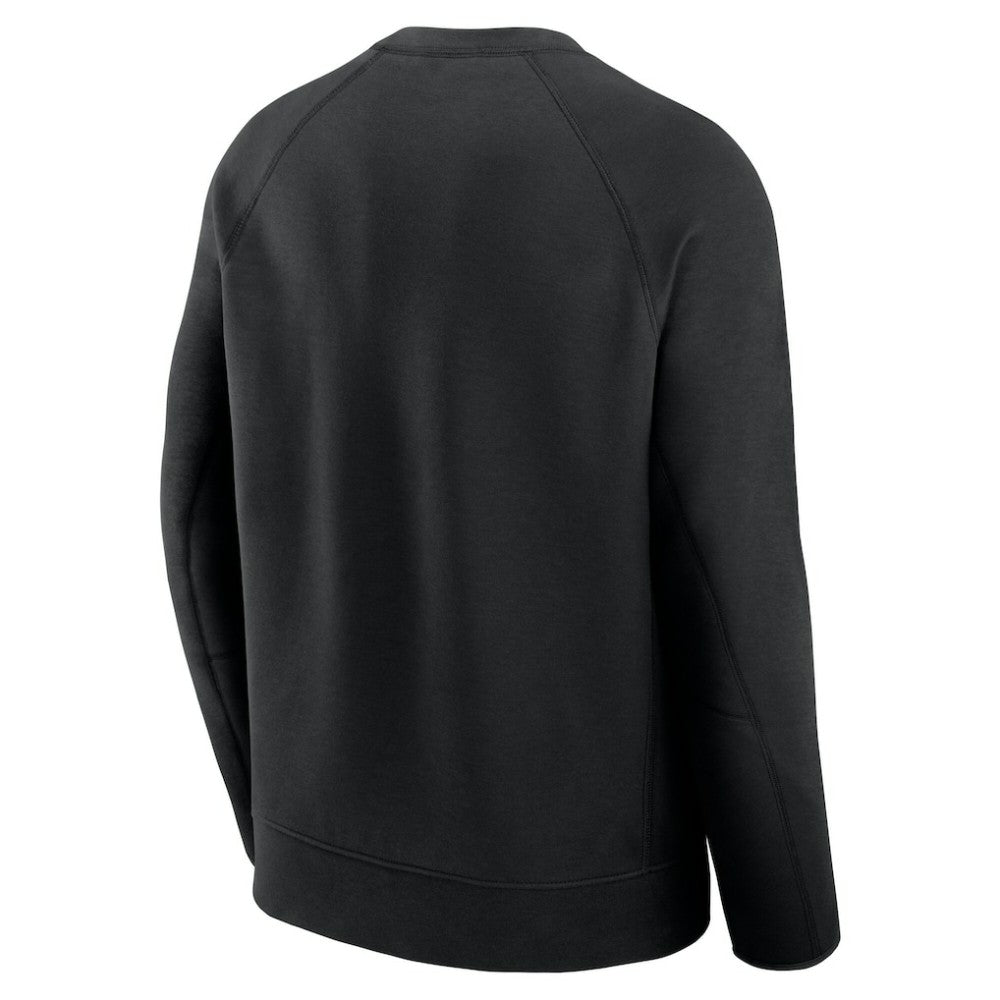 San Francisco Giants Nike Tech Fleece Raglan Sweatshirt - Black Sweatshirts