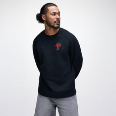 Philadelphia Phillies Nike Tech Fleece Raglan Sweatshirt - Black Sweatshirts