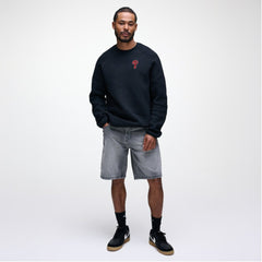 Philadelphia Phillies Nike Tech Fleece Raglan Sweatshirt - Black Sweatshirts