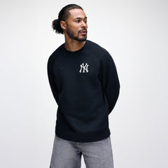 New York Yankees Nike Tech Fleece Raglan Sweatshirt - Black Sweatshirts
