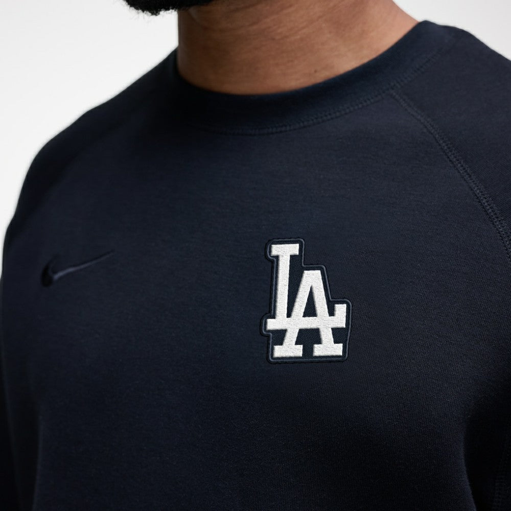 Los Angeles Dodgers Nike Tech Fleece Raglan Sweatshirt - Black Sweatshirts