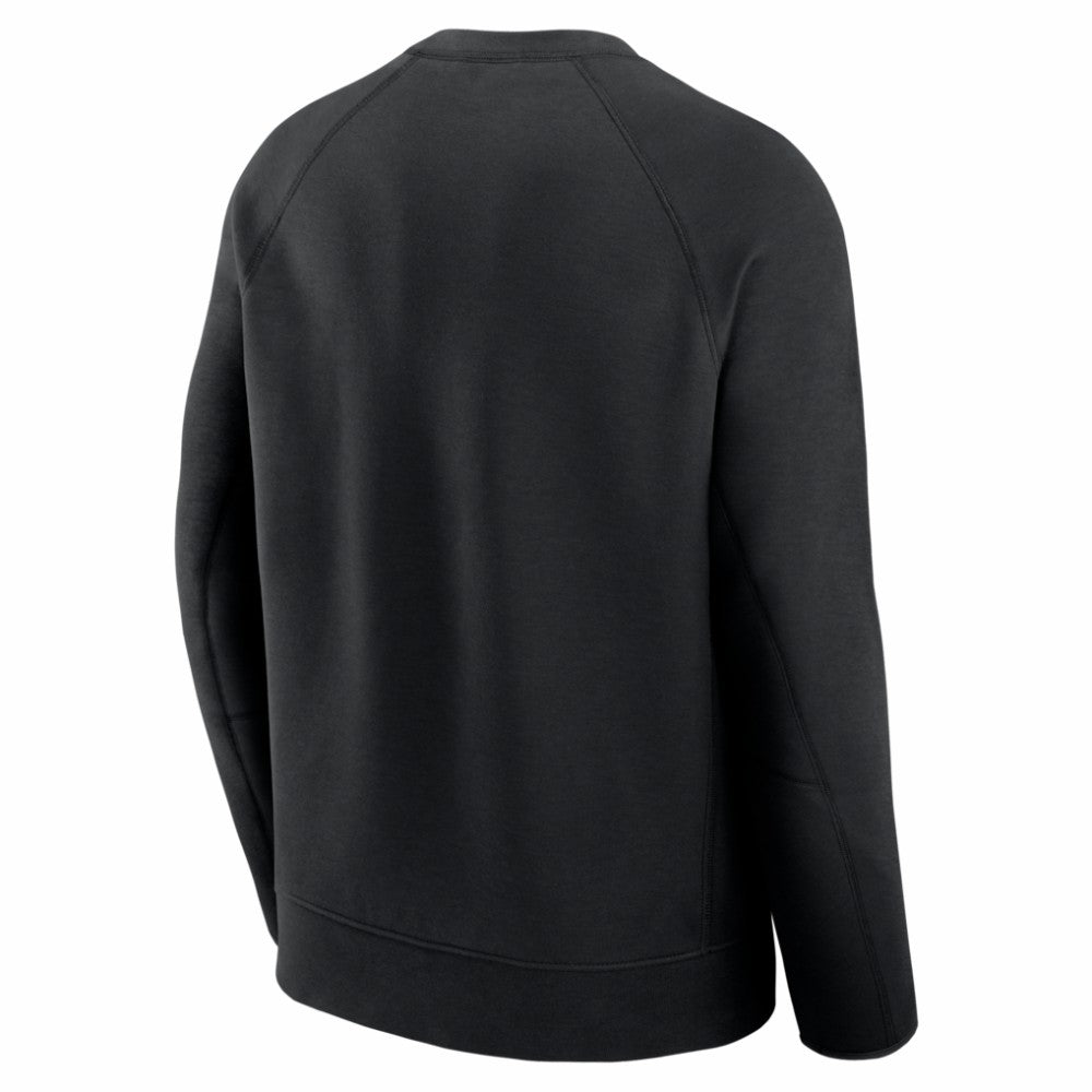Los Angeles Dodgers Nike Tech Fleece Raglan Sweatshirt - Black Sweatshirts