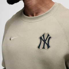 New York Yankees Nike Tech Fleece Raglan Sweatshirt - Olive Sweatshirts