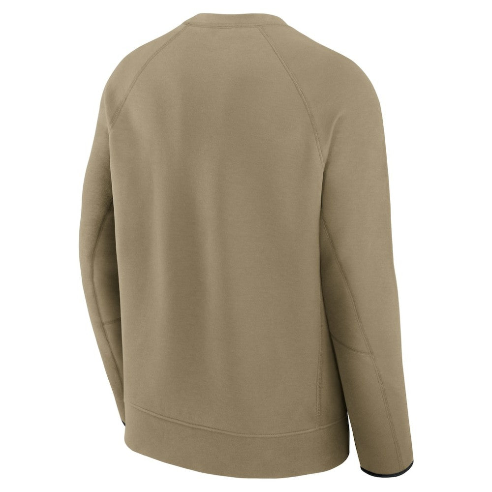 New York Yankees Nike Tech Fleece Raglan Sweatshirt - Olive Sweatshirts
