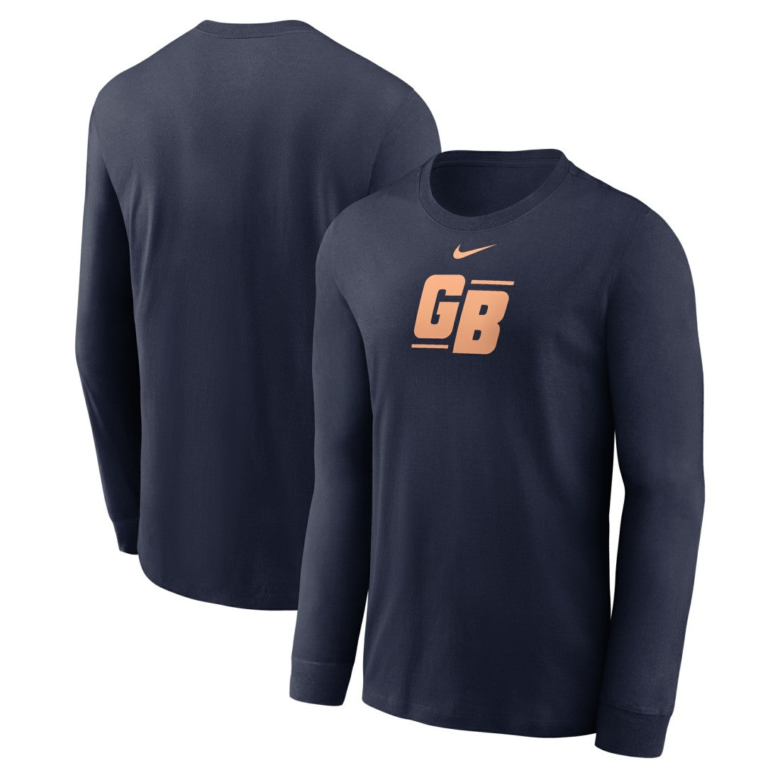 Green Bay Packers Essential Long-Sleeve T-Shirt Navy