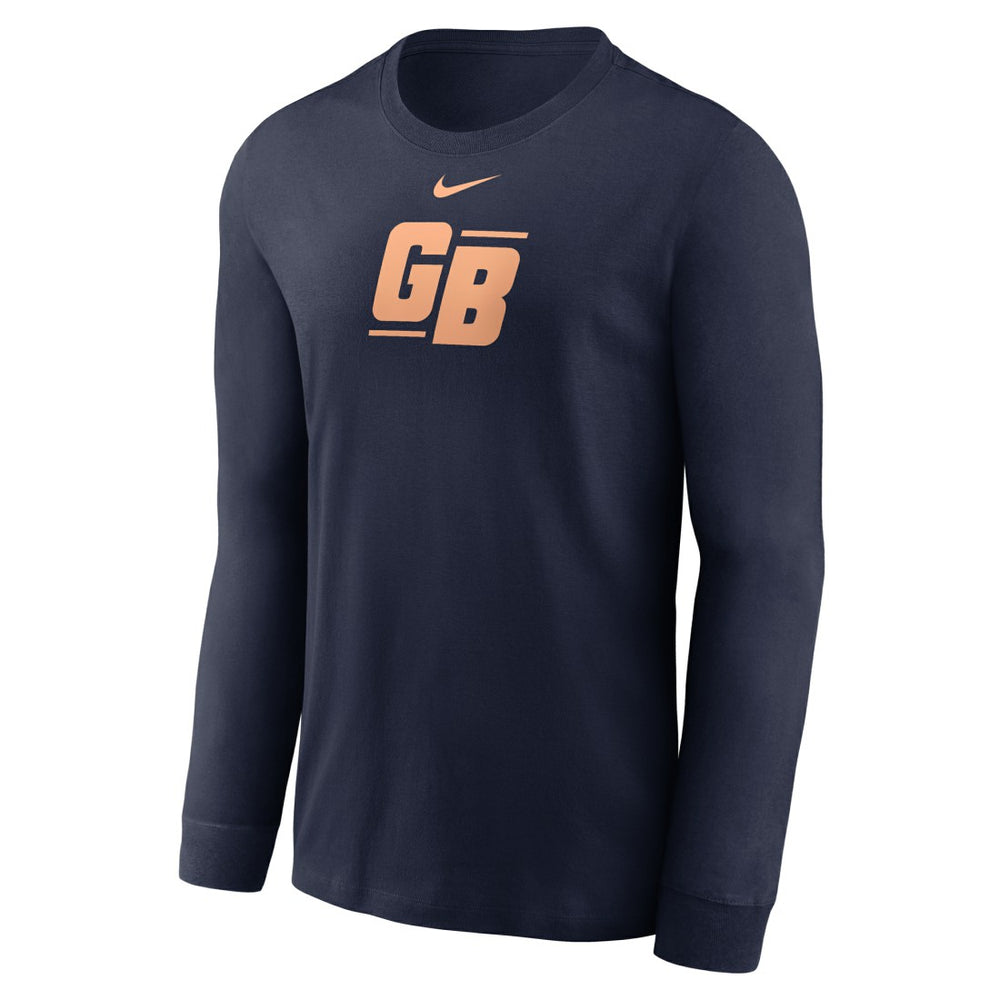 Green Bay Packers Essential Long-Sleeve T-Shirt Navy