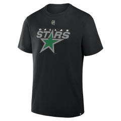NHL Mikko Rantanen Dallas Stars Fanatics Authentic Stack Name & Number T-Shirt - Black