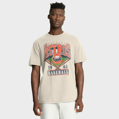 Houston Astros Fanatics Stadium Slub T-Shirt - Tan T-shirts