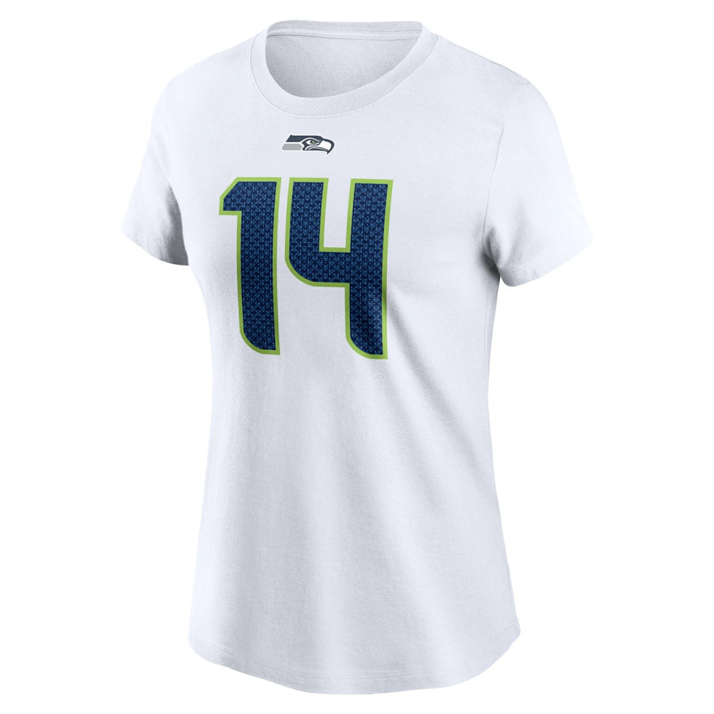 Sam Darnold Seattle Seahawks Women's Player Name & Number T-Shirt White