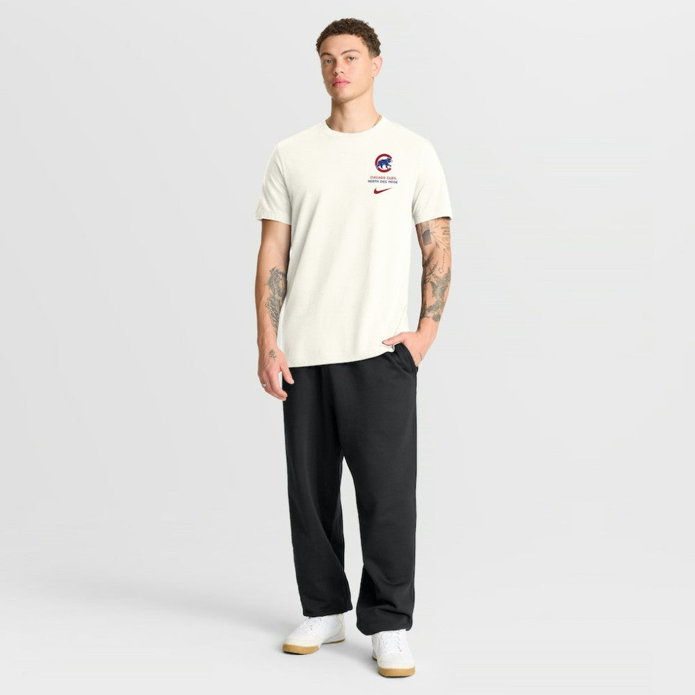 Chicago Cubs Nike Primetime 2-Hit T-Shirt - Cream T-shirts