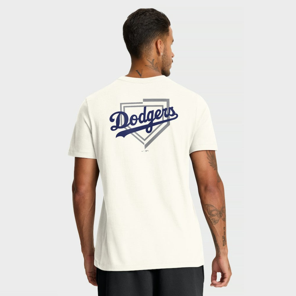 Los Angeles Dodgers Nike Primetime 2-Hit T-Shirt - Cream T-shirts