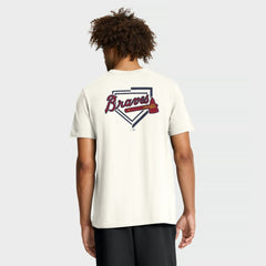 Atlanta Braves Nike Primetime 2-Hit T-Shirt - Cream T-shirts