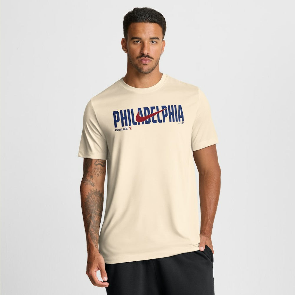Philadelphia Phillies Nike Swoosh Legend Dri-FIT T-Shirt - Cream T-shirts