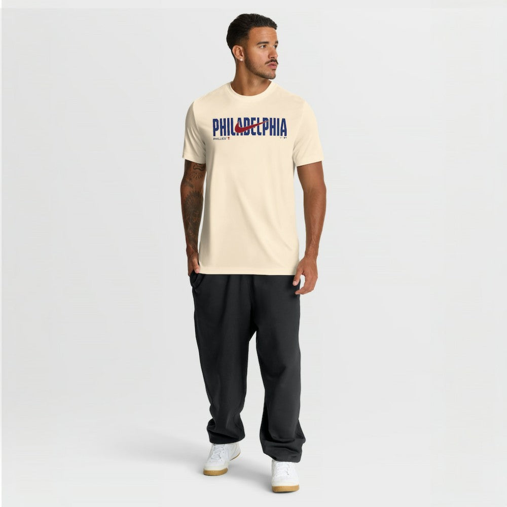 Philadelphia Phillies Nike Swoosh Legend Dri-FIT T-Shirt - Cream T-shirts