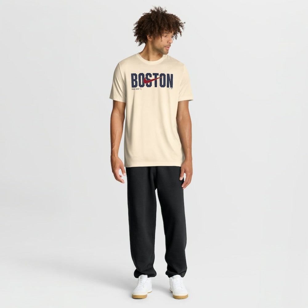 Boston Red Sox Nike Swoosh Legend Dri-FIT T-Shirt - Cream T-shirts