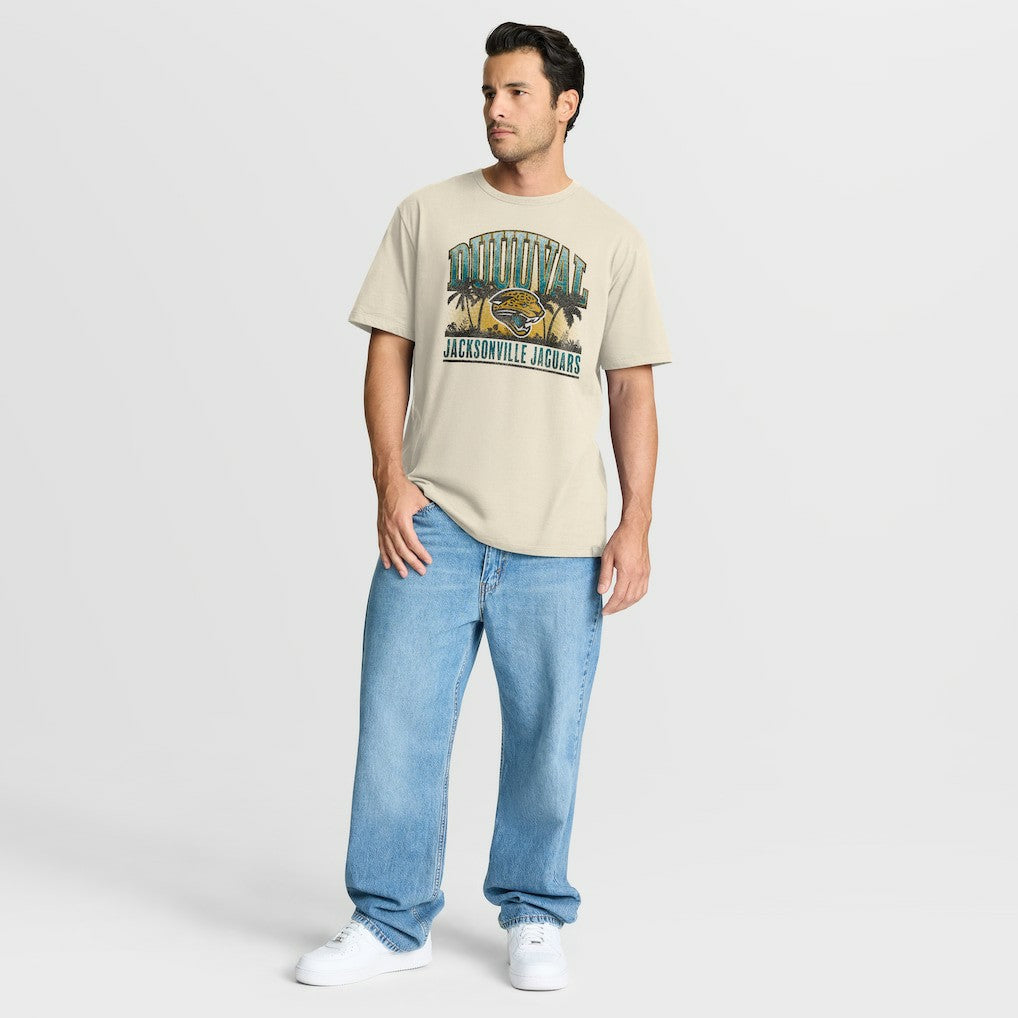 Jacksonville Jaguars Team Archives T-Shirt Cream