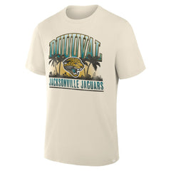 Jacksonville Jaguars Team Archives T-Shirt Cream
