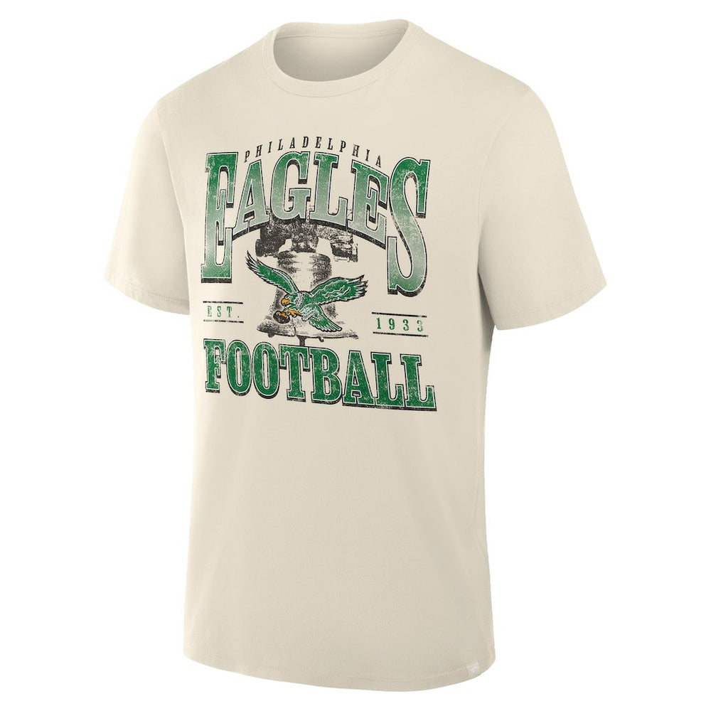 Philadelphia Eagles Team Archives T-Shirt Cream