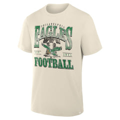 Philadelphia Eagles Team Archives T-Shirt Cream