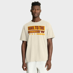 Washington Commanders Team Archives T-Shirt Cream