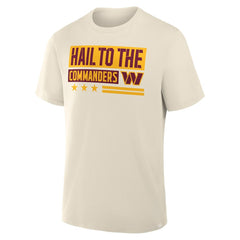 Washington Commanders Team Archives T-Shirt Cream