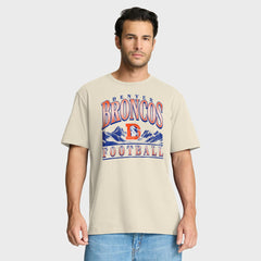 Denver Broncos Team Archives T-Shirt Cream