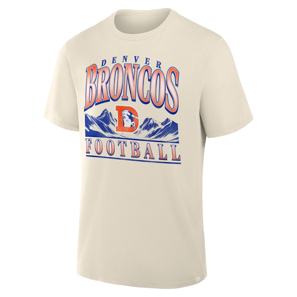 Denver Broncos Team Archives T-Shirt Cream