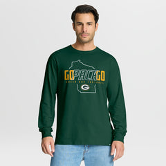 Green Bay Packers Homeward Bound Long Sleeve T-Shirt Green