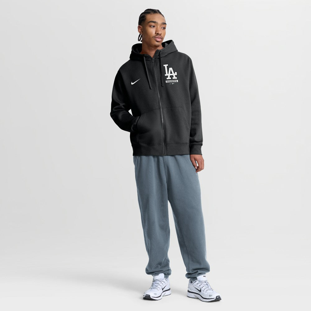 Los Angeles Dodgers Nike Primetime Lockup Full-Zip Hoodie - Black Hoodies