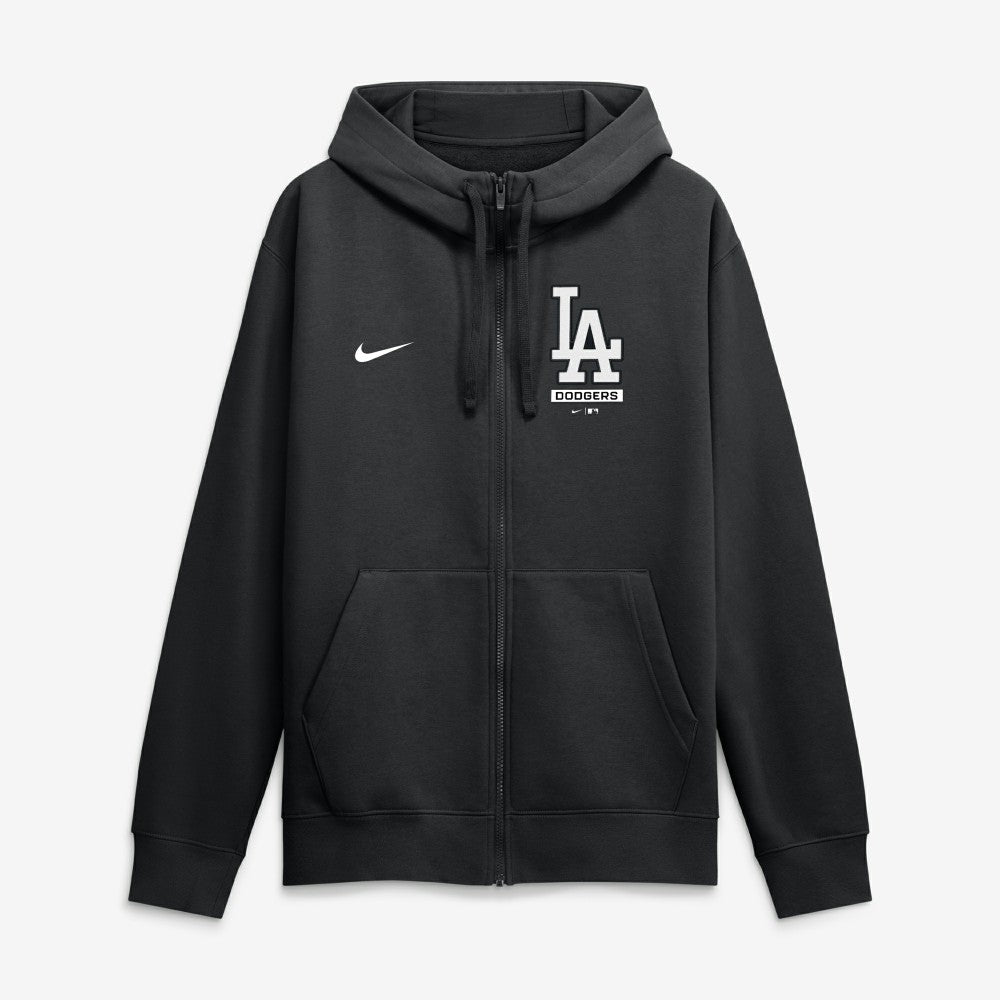 Los Angeles Dodgers Nike Primetime Lockup Full-Zip Hoodie - Black Hoodies