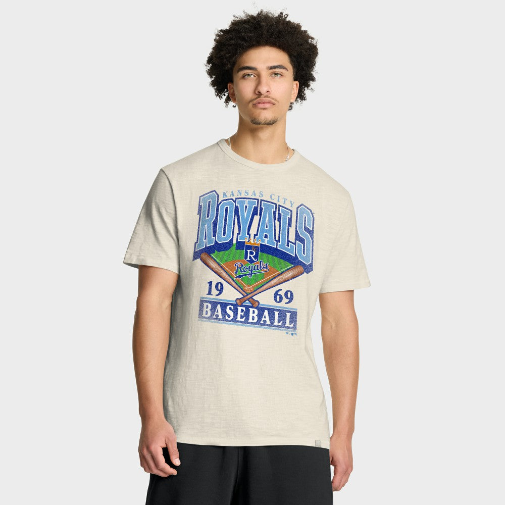 Kansas City Royals Fanatics Stadium Slub T-Shirt - Tan T-shirts