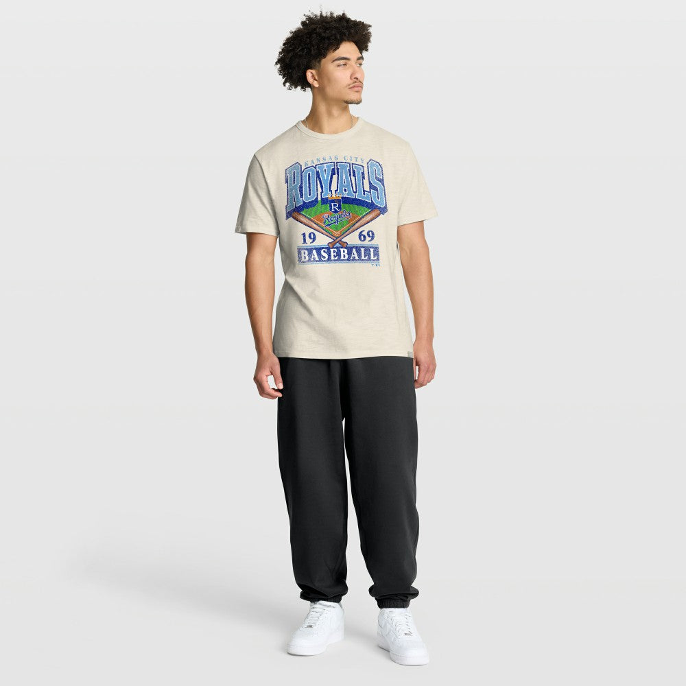 Kansas City Royals Fanatics Stadium Slub T-Shirt - Tan T-shirts