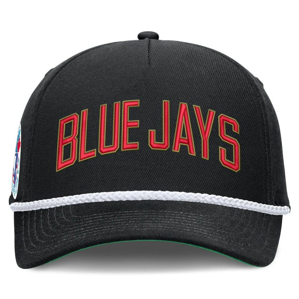 Toronto Blue Jays Nike Cooperstown Collection Rise Adjustable Hat - Black Hats