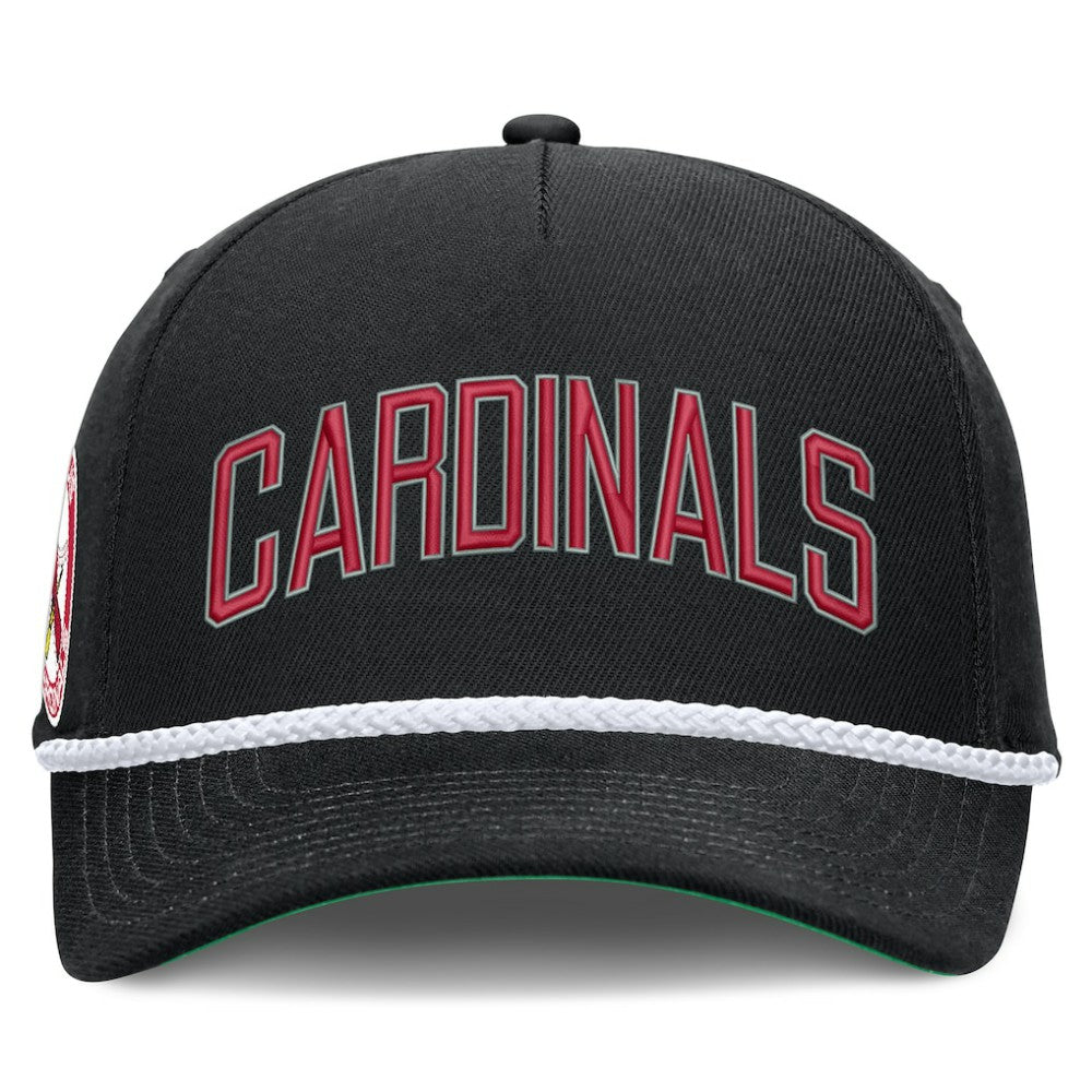 St. Louis Cardinals Nike Cooperstown Collection Rise Adjustable Hat - Black Hats