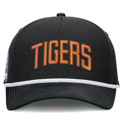 Detroit Tigers Nike Cooperstown Collection Rise Adjustable Hat - Black Hats