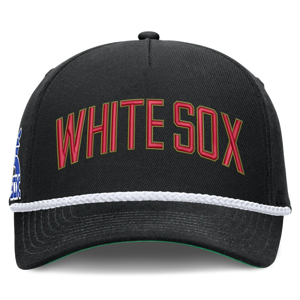 Chicago White Sox Nike Cooperstown Collection Rise Adjustable Hat - Black Hats