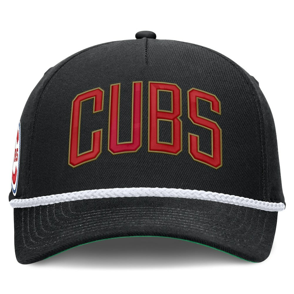 Chicago Cubs Nike Cooperstown Collection Rise Adjustable Hat - Black Hats