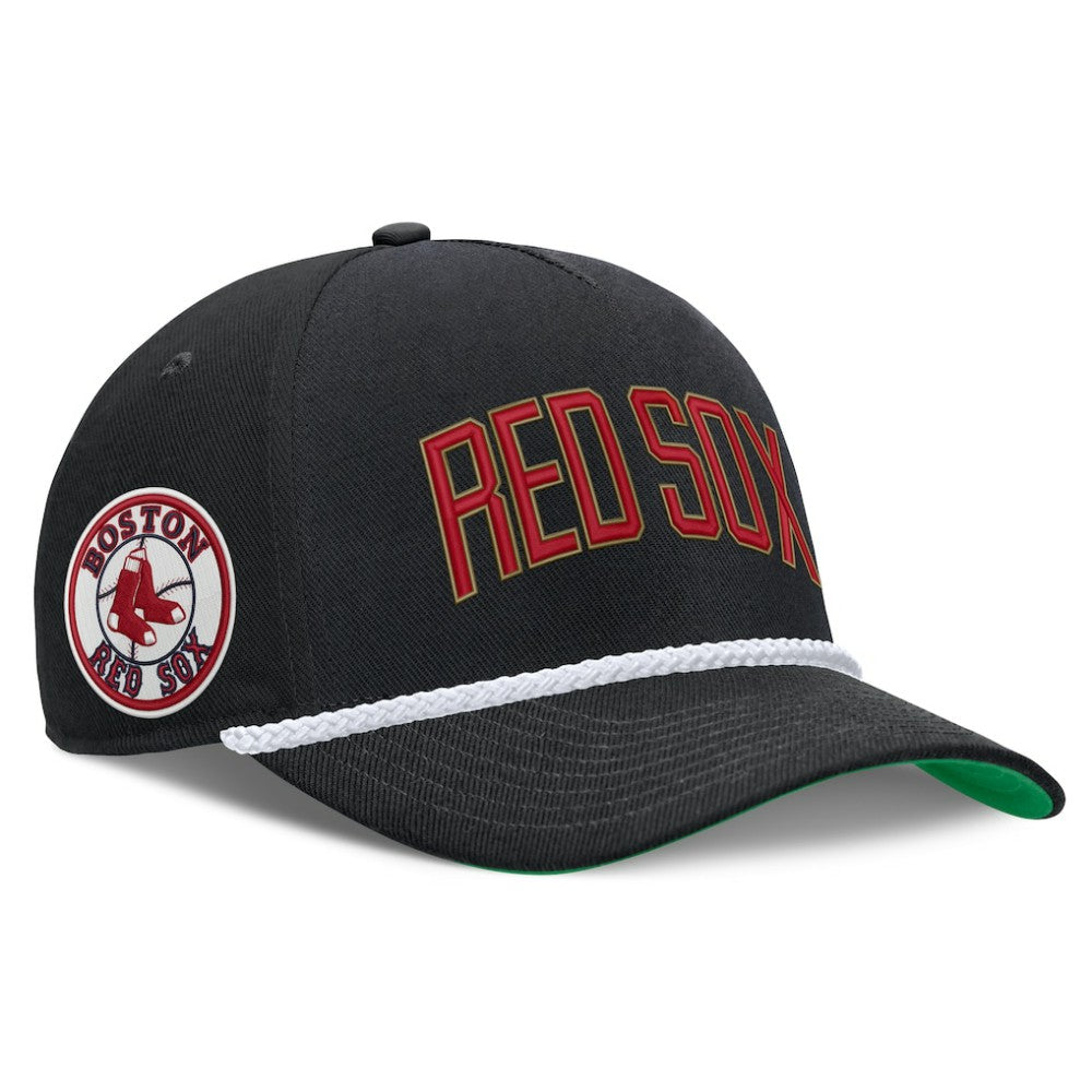 Boston Red Sox Nike Cooperstown Collection Rise Adjustable Hat - Black Hats