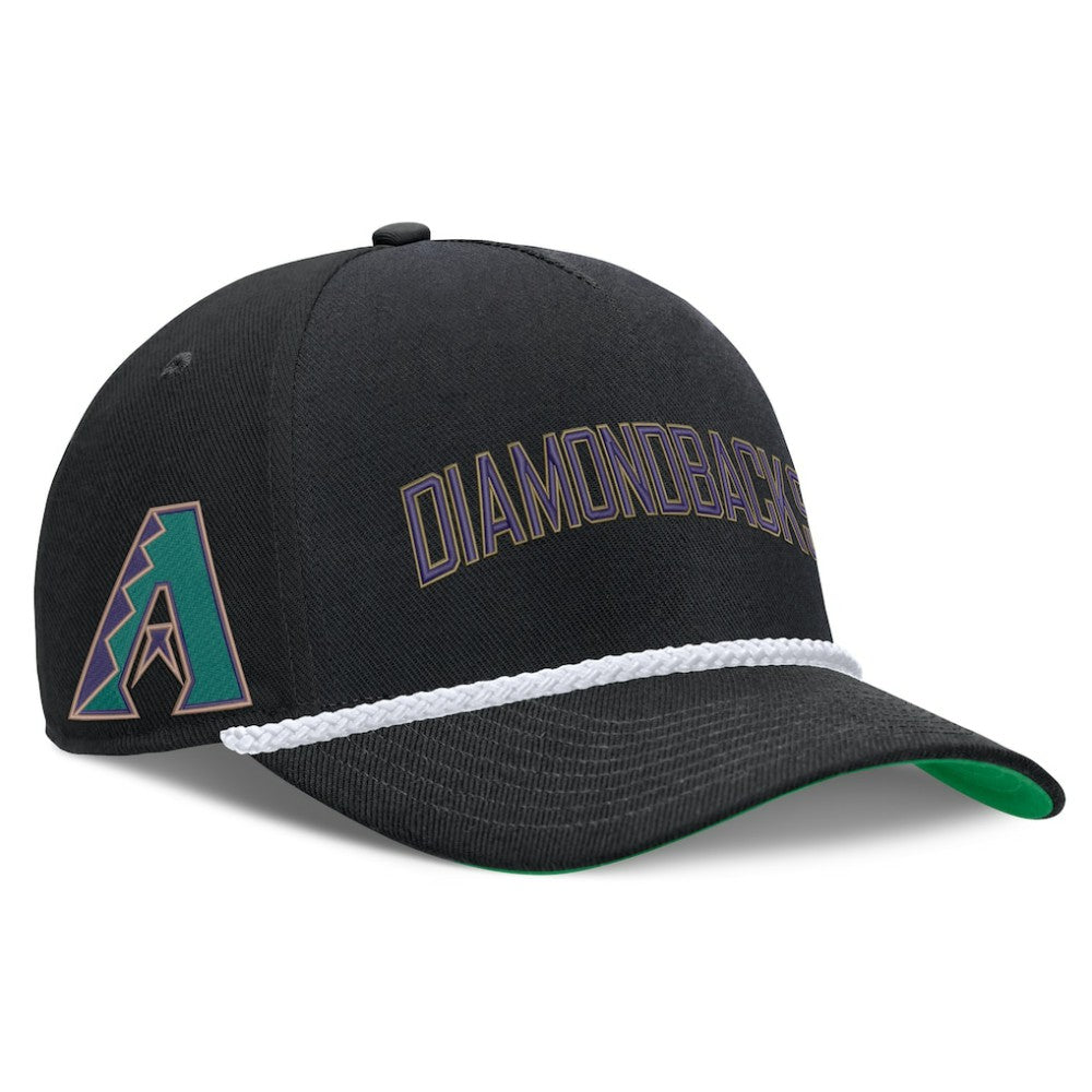 Arizona Diamondbacks Nike Cooperstown Collection Rise Adjustable Hat - Black Hats