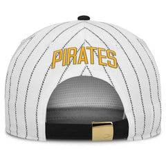 Pittsburgh Pirates Nike Cooperstown Collection Pro Adjustable Hat - White/Black Hats