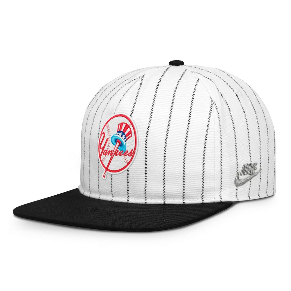 New York Yankees Nike Cooperstown Collection Pro Adjustable Hat - White/Black Hats