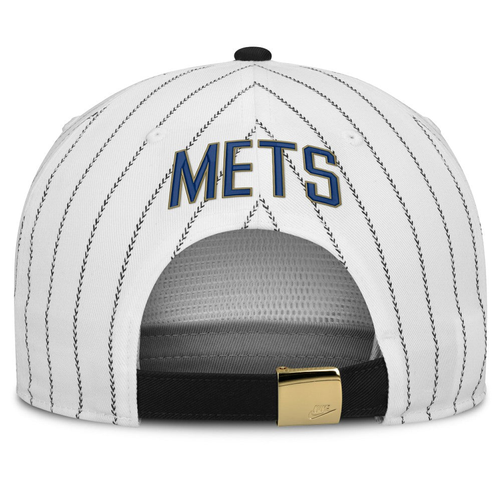 New York Mets Nike Cooperstown Collection Pro Adjustable Hat - White/Black Hats