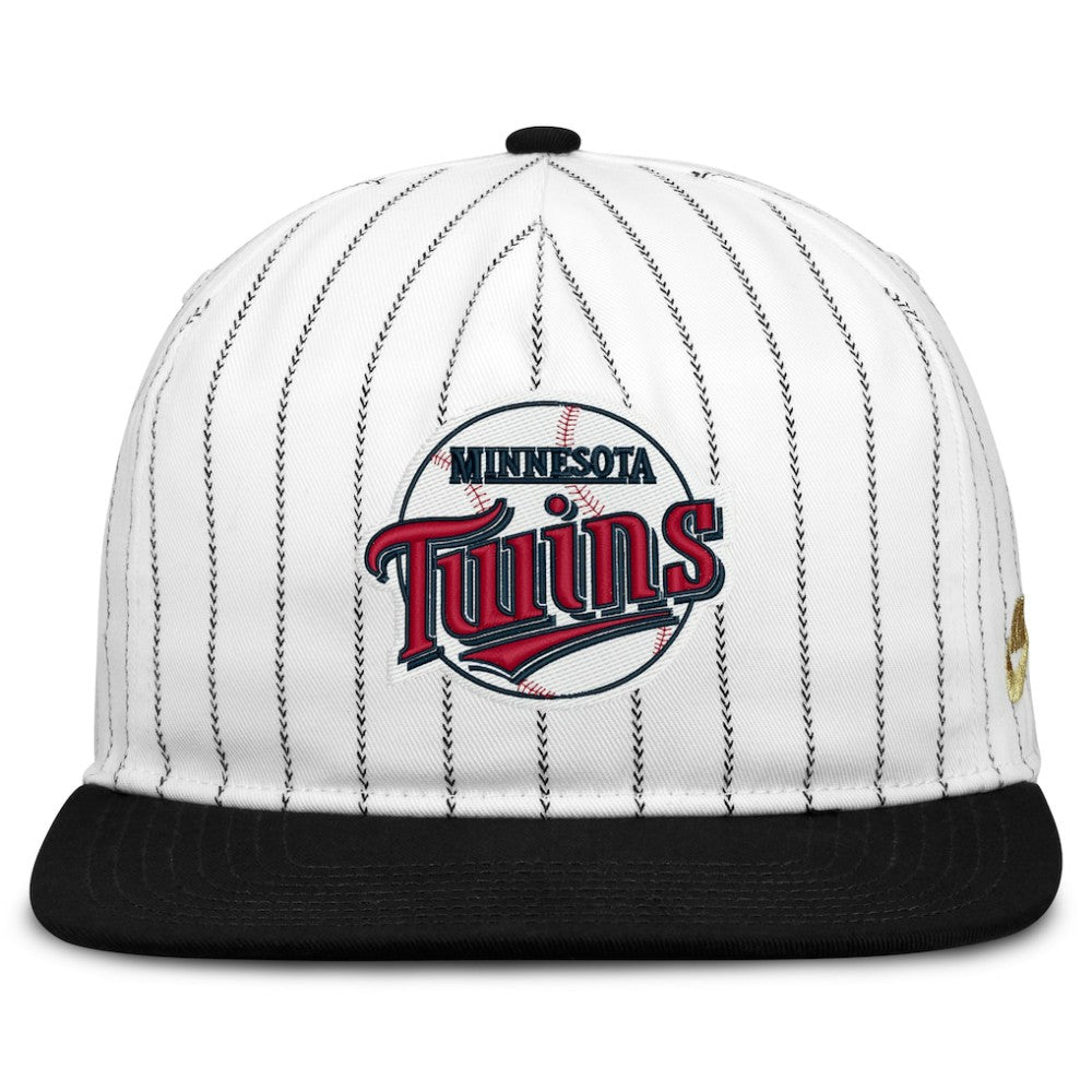 Minnesota Twins Nike Cooperstown Collection Pro Adjustable Hat - White/Black Hats