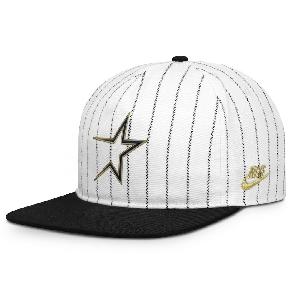 Houston Astros Nike Cooperstown Collection Pro Adjustable Hat - White/Black Hats