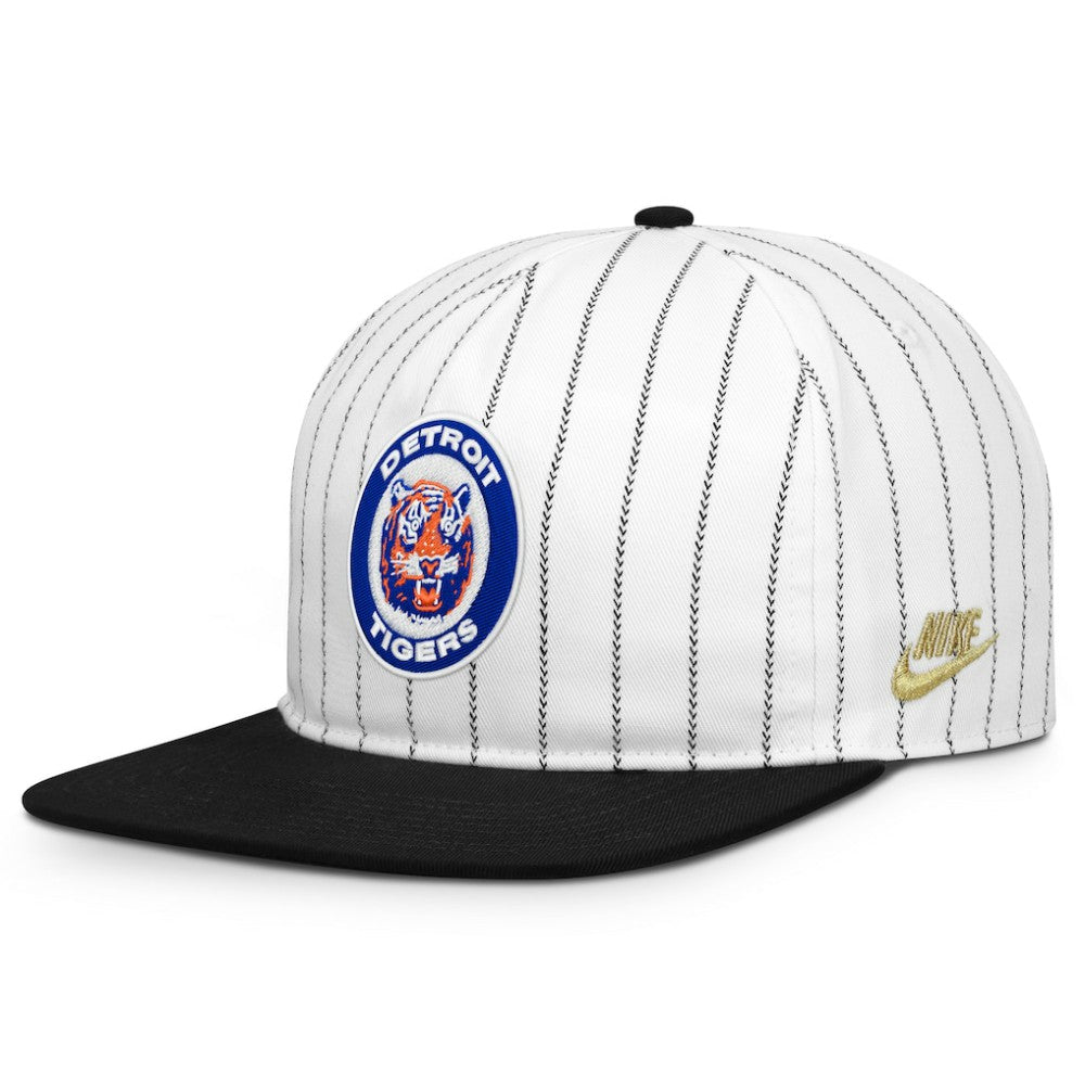 Detroit Tigers Nike Cooperstown Collection Pro Adjustable Hat - White/Black Hats