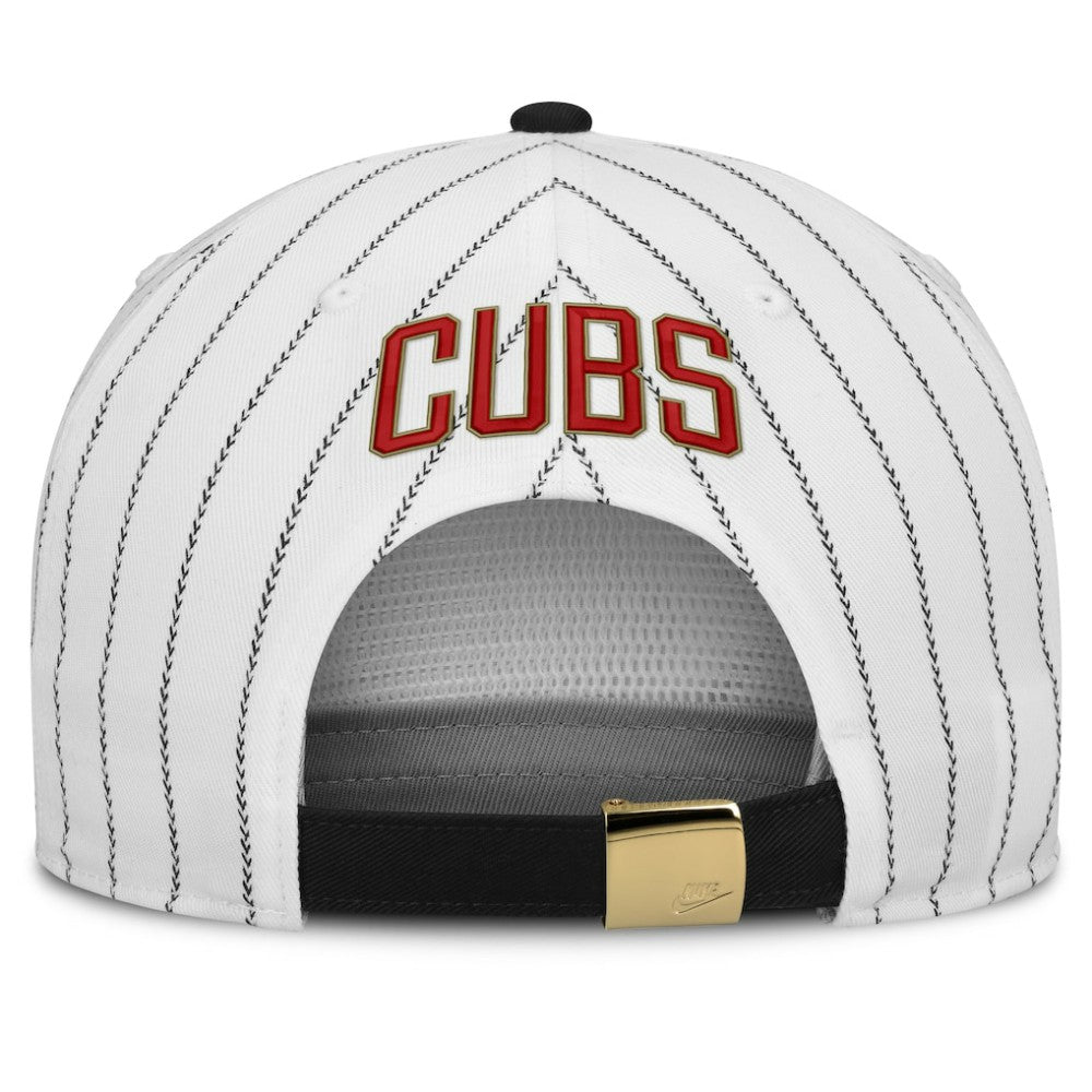 Chicago Cubs Nike Cooperstown Collection Pro Adjustable Hat - White/Black Hats