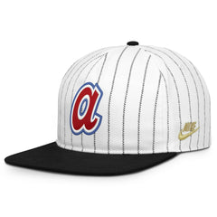 Atlanta Braves Nike Cooperstown Collection Pro Adjustable Hat - White/Black Hats