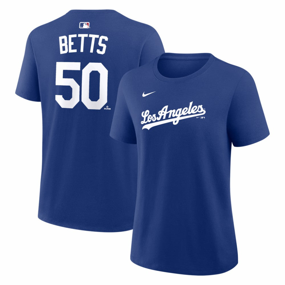 Mookie Betts Los Angeles Dodgers Nike Women's Alternate Name & Number T-Shirt - Royal T-shirts